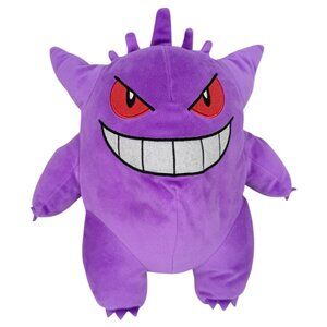 Pokemon Gengar Plush Toy Purple Ghost Stuffed Animal 10.5” WCT Wicked Cool Toys